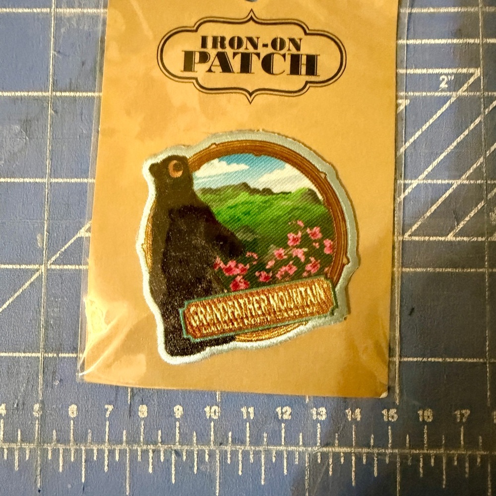 Grandfather Mountain Iron-On Patch - Multicolor